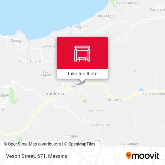 Vespri Street, 671 map
