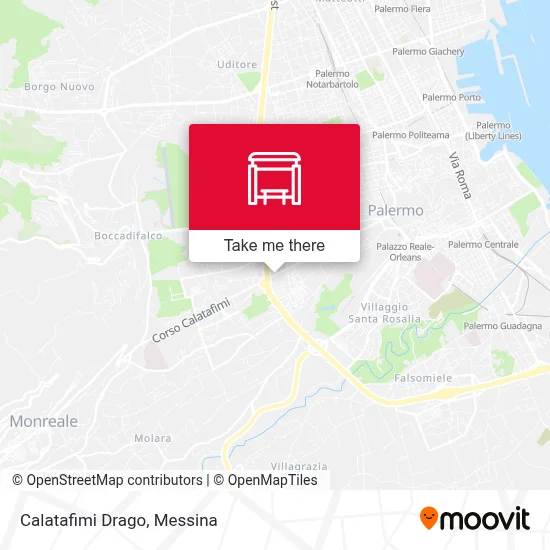 Calatafimi Drago map