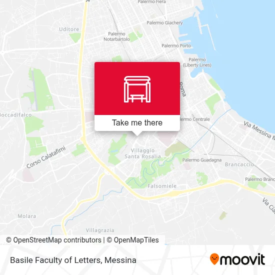 Basile Faculty of Letters map