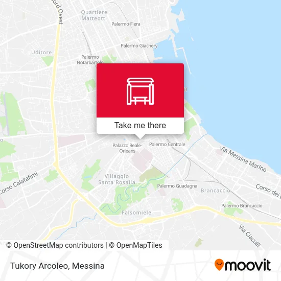 Tukory Arcoleo map
