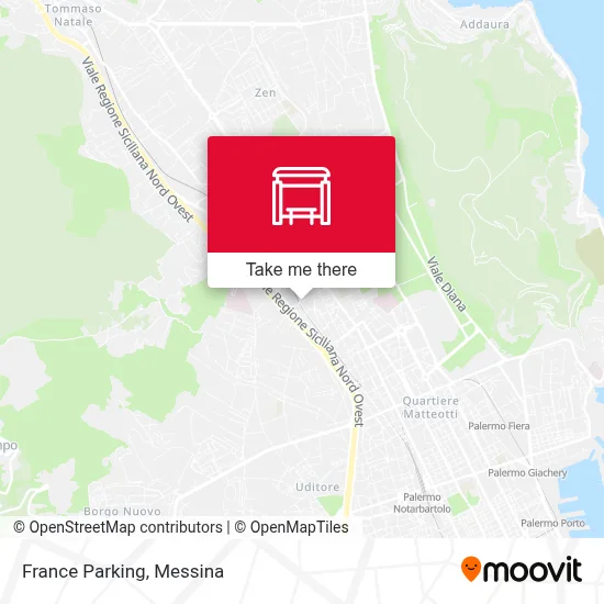 France Parking map