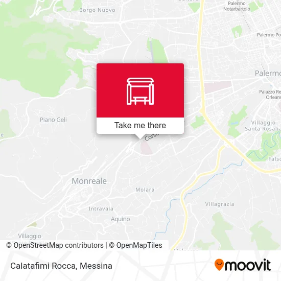 Calatafimi Rocca map