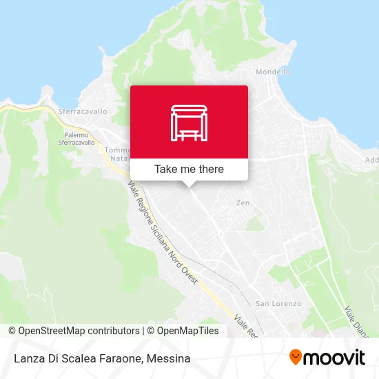 Lanza Di Scalea Faraone map