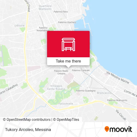 Tukory Arcoleo map
