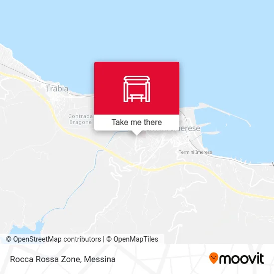 Rocca Rossa Zone map