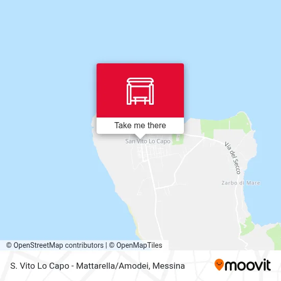 S. Vito Lo Capo - Mattarella / Amodei map