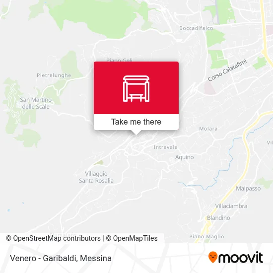 Venero - Garibaldi map