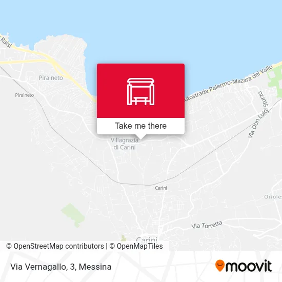 Via Vernagallo, 3 map