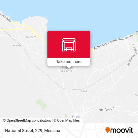 National Street, 229 map