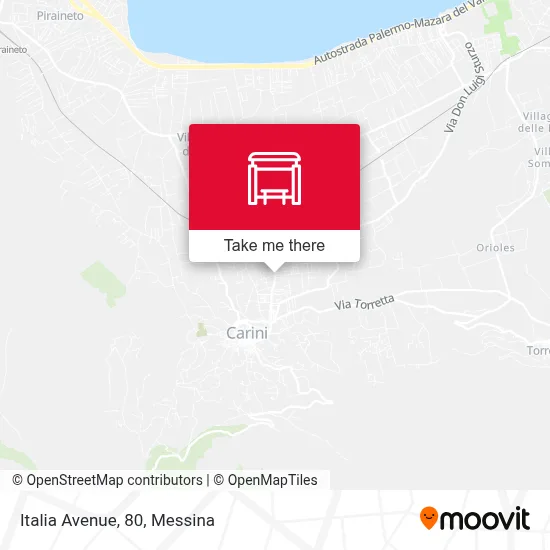 Italia Avenue, 80 map