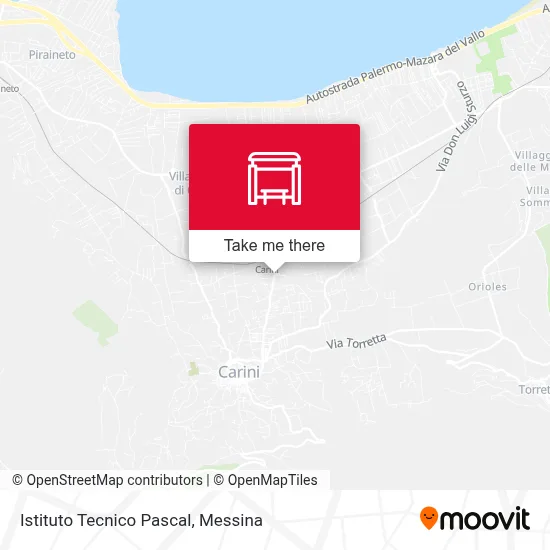 Istituto Tecnico Pascal map
