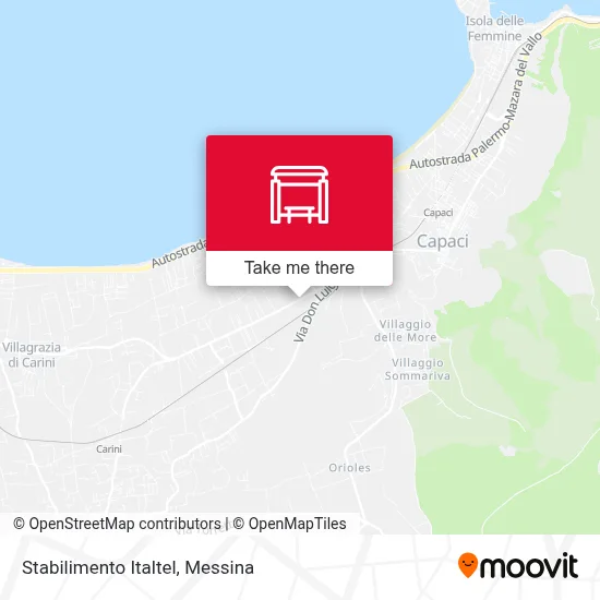 Stabilimento Italtel map