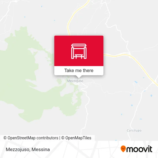 Mezzojuso map