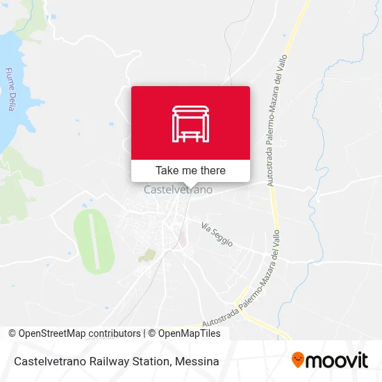 Castelvetrano Railway Station map