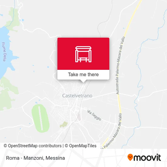 Roma - Manzoni map