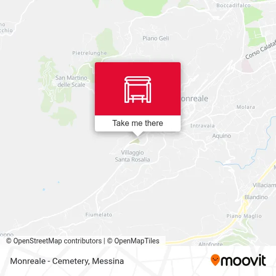 Monreale - Cemetery map
