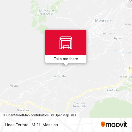 Linea Ferrata - M 21 map
