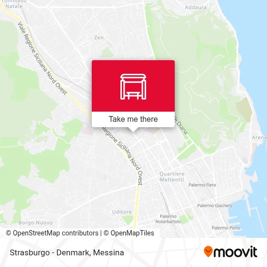 Strasburgo - Denmark map