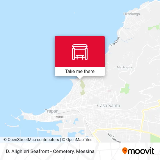 D. Alighieri Seafront - Cemetery map