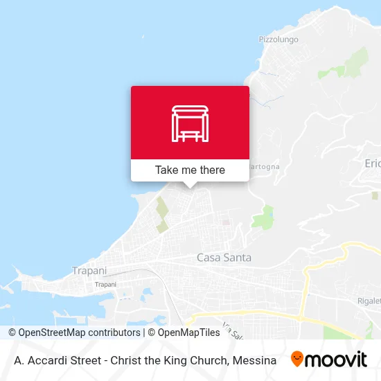 A. Accardi Street - Christ the King Church map