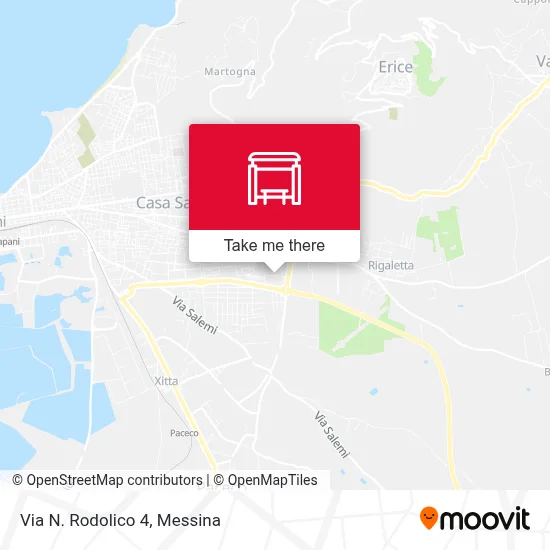 Via N. Rodolico 4 map