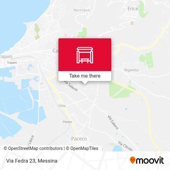 Via Fedra 23 map