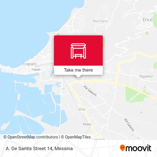 A. De Santis Street 14 map
