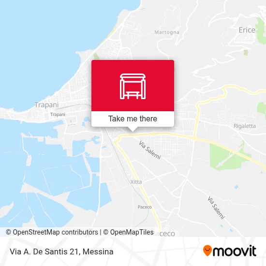Via A. De Santis 21 map