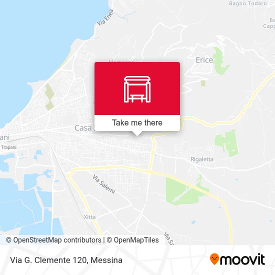 Via G. Clemente 120 map