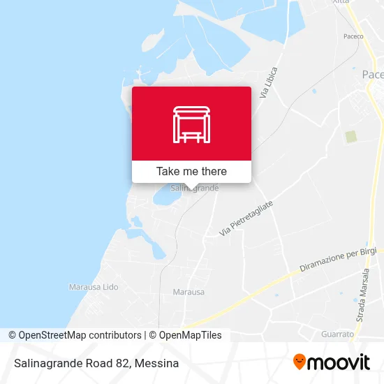 Salinagrande Road 82 map
