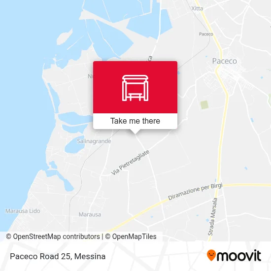 Paceco Road 25 map