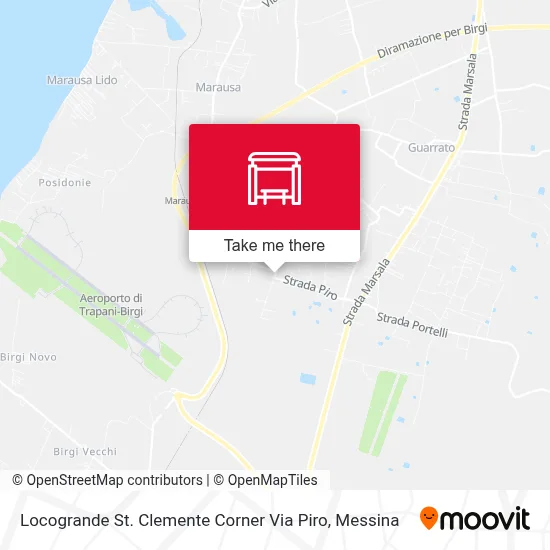Locogrande St. Clemente Corner Via Piro map