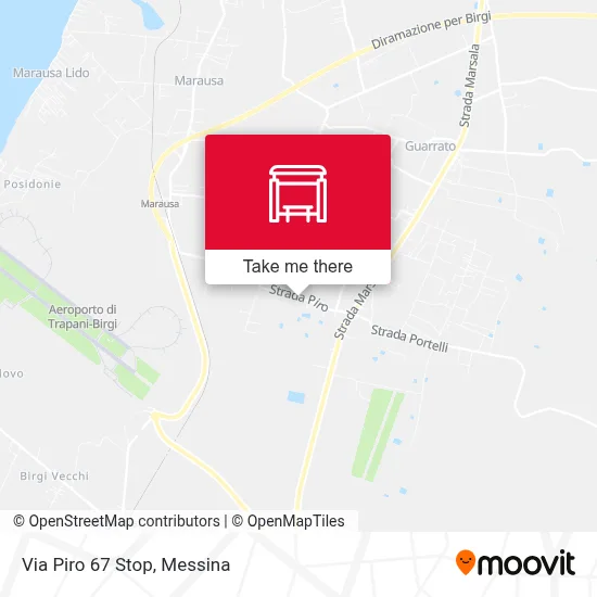Via Piro 67 Stop map
