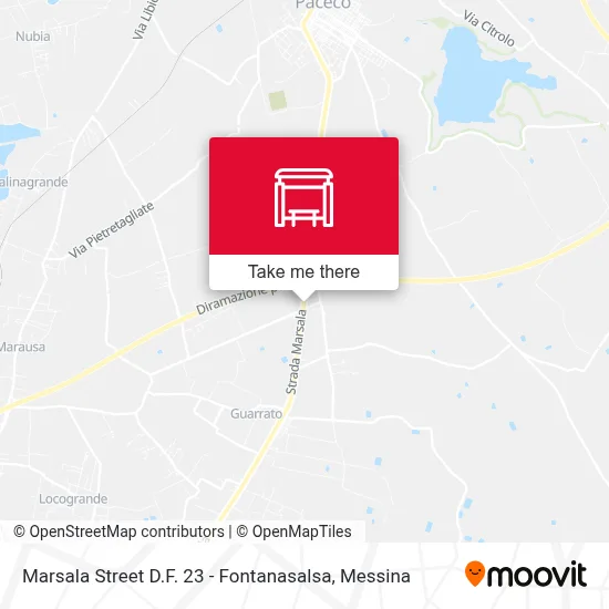 Marsala Street D.F. 23 - Fontanasalsa map