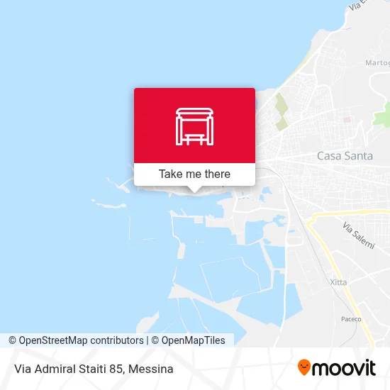 Via Admiral Staiti 85 map