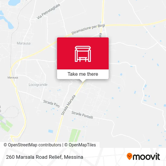 260 Marsala Road Relief map