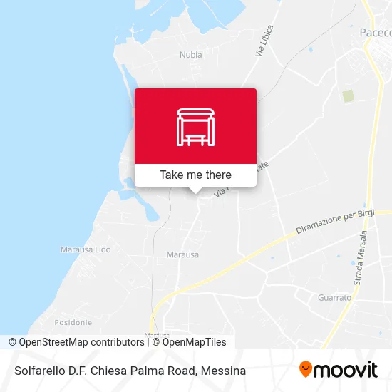 Solfarello D.F. Chiesa Palma Road map