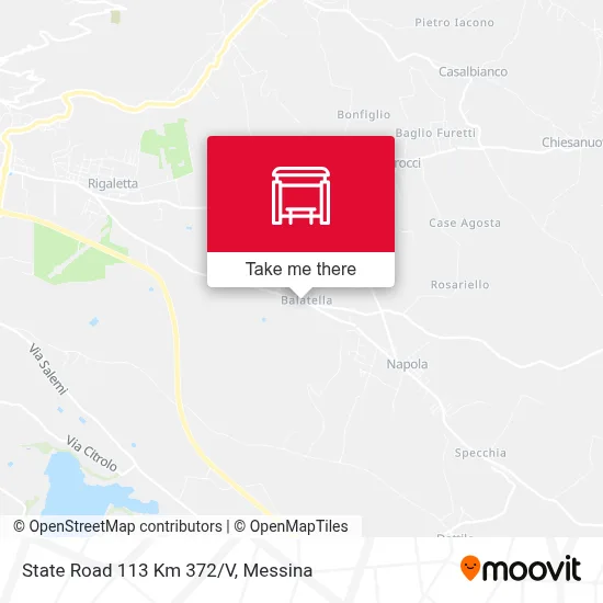 State Road 113 Km 372/V map