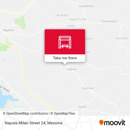 Napola Milan Street 24 map