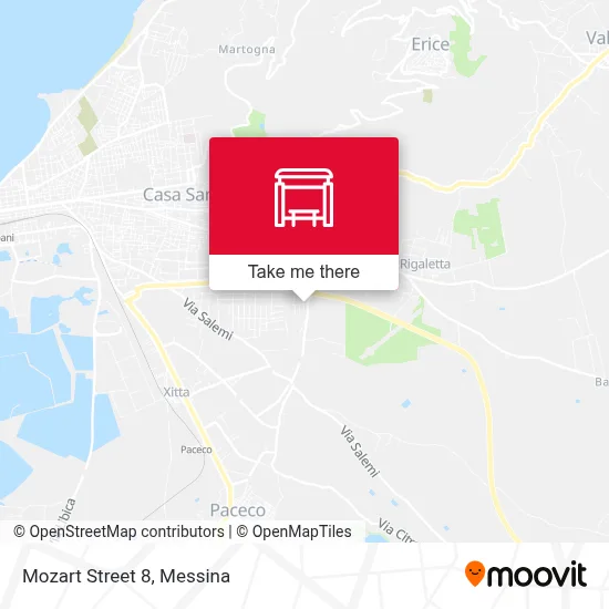 Mozart Street 8 map