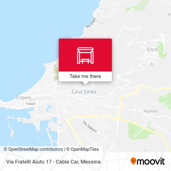 Via Fratelli Aiuto 17 - Cable Car map