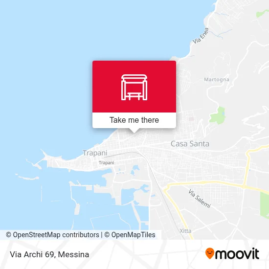 Via Archi 69 map