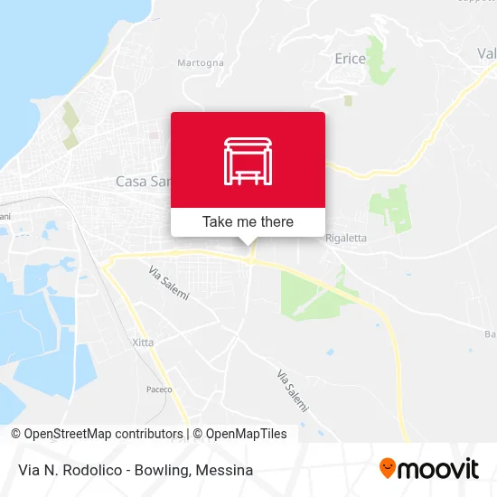 Via N. Rodolico - Bowling map