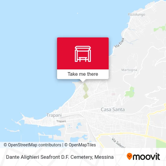 Dante Alighieri Seafront D.F. Cemetery map