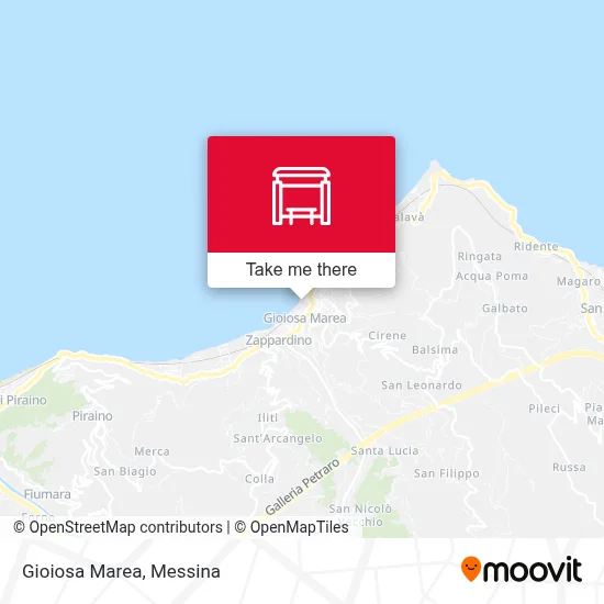 Gioiosa Marea map