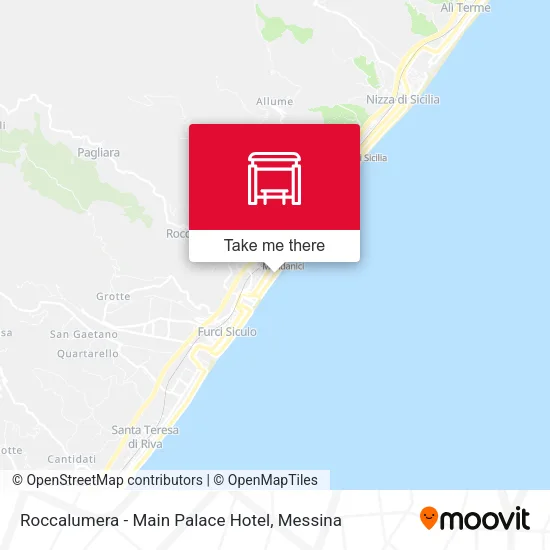 Roccalumera - Main Palace Hotel map
