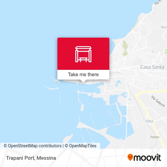 Trapani Port map