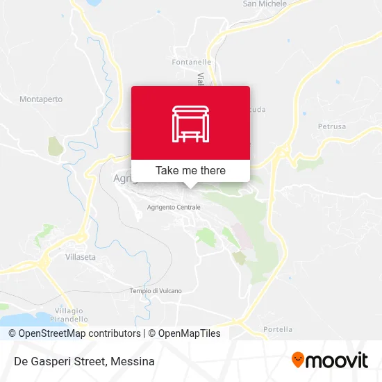 De Gasperi Street map
