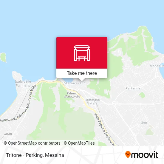 Tritone - Parking map