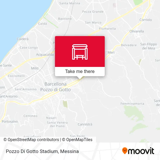 Pozzo Di Gotto Stadium map